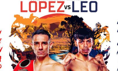 The official fight between Luis Alberto Lopez and Angelo Leo will take place on August 10 in Albuquerque