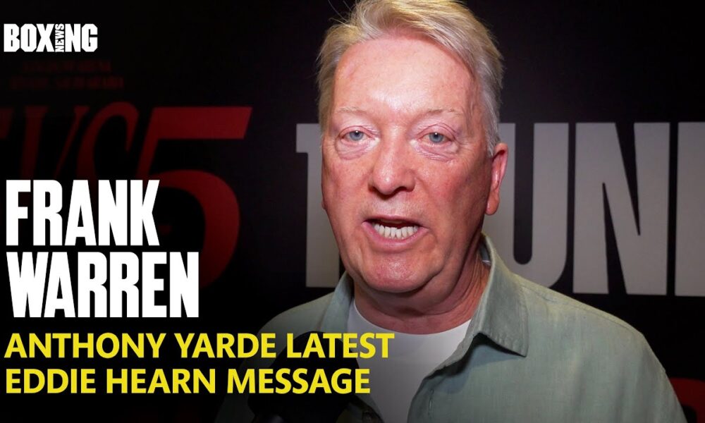 "You're Getting Your A*** Kicked!" - Frank Warren Message to Eddie Hearn