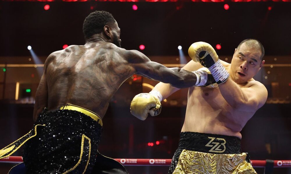 Zhilei Zhang discusses his knockout win over Deontay Wilder