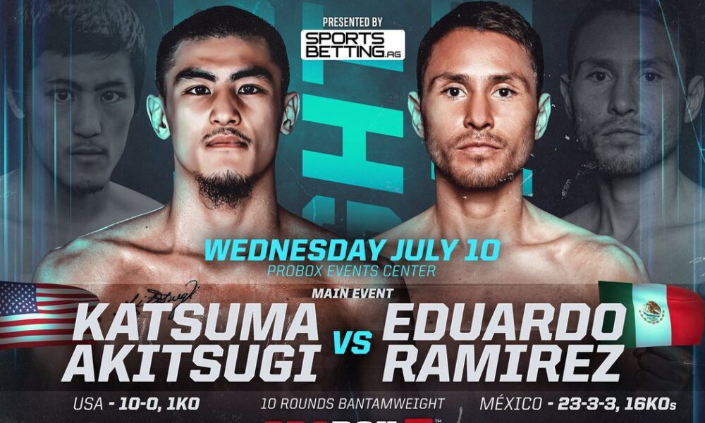 Akitsugi vs Ramirez: Free live broadcast, round by round, start time