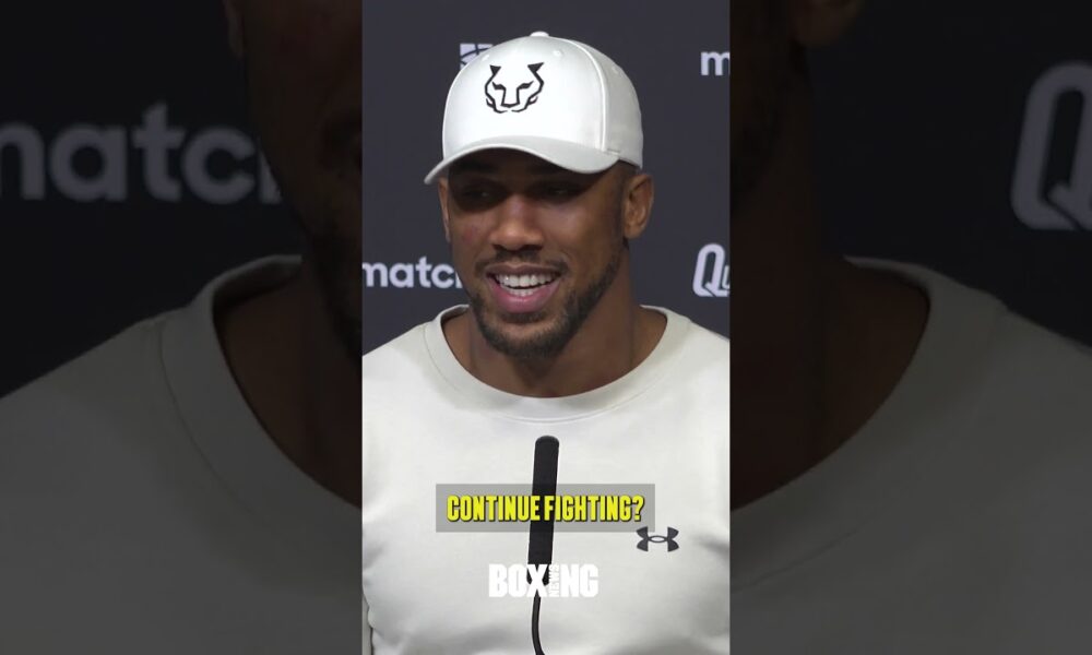 Anthony Joshua Addresses Whether He Will Retire After Dubois Loss