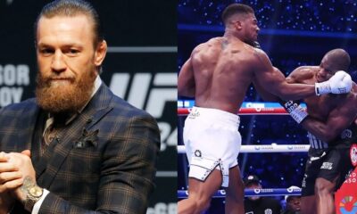 McGregor was ringside for Joshua