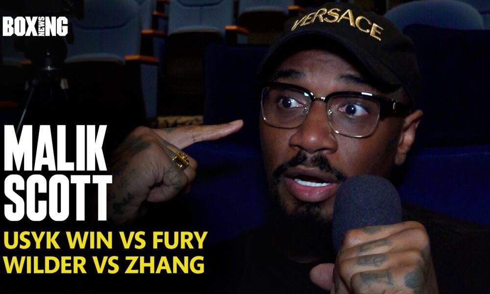 Deontay Wilder Trainer Malik Scott Breaks Down Usyk Win vs Fury