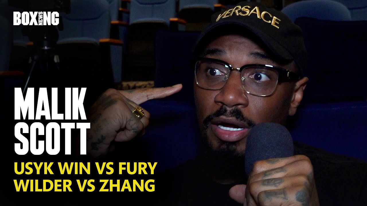 Deontay Wilder Trainer Malik Scott Breaks Down Usyk Win vs Fury