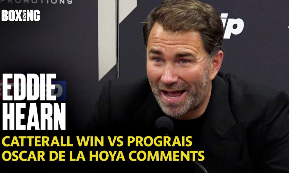 Eddie Hearn Hits Back At Oscar De La Hoya & Catterall Win