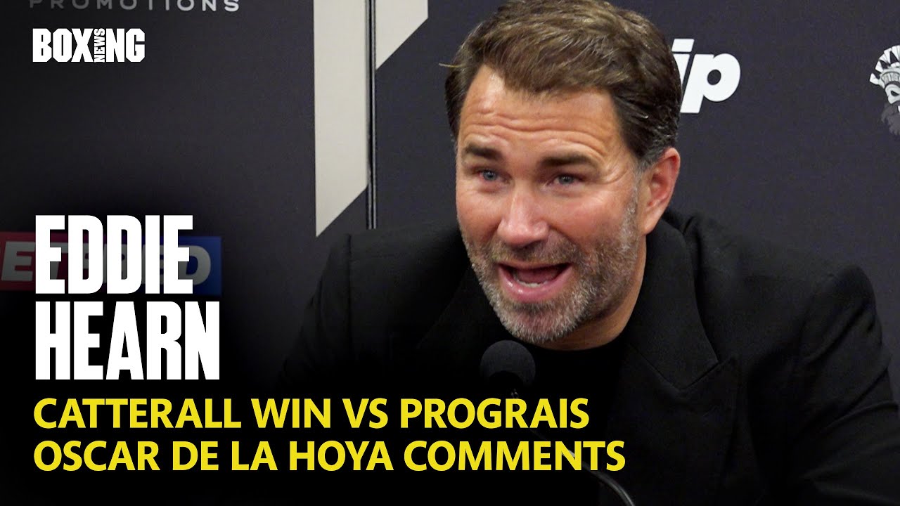 Eddie Hearn Hits Back At Oscar De La Hoya & Catterall Win