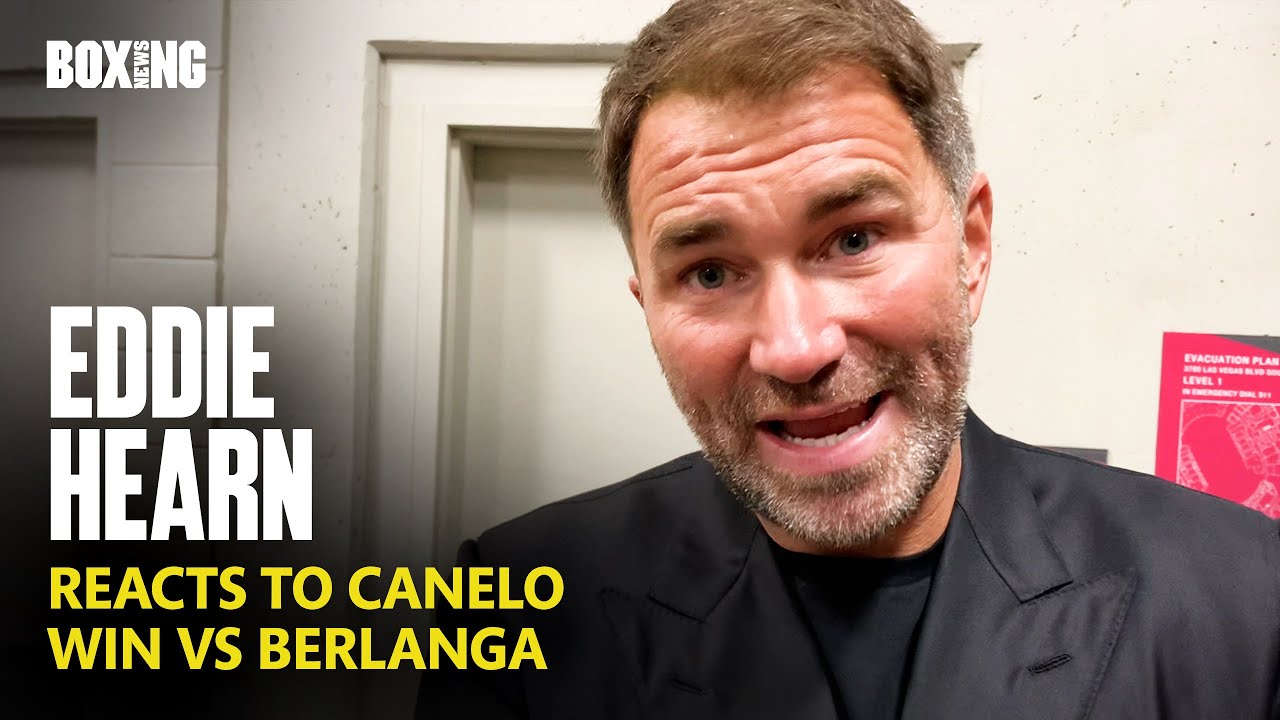 Eddie Hearn Reacts To Canelo Dominant Win vs Edgar Berlanga