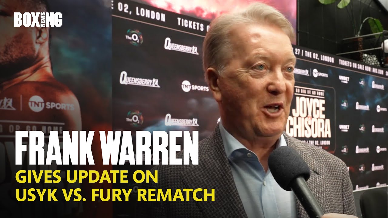 Frank Warren Gives Update On Usyk vs. Fury Rematch