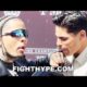 GERVONTA DAVIS PUNCHES RYAN GARCIA DURING EXPLOSIVE FACE OFF IN LA