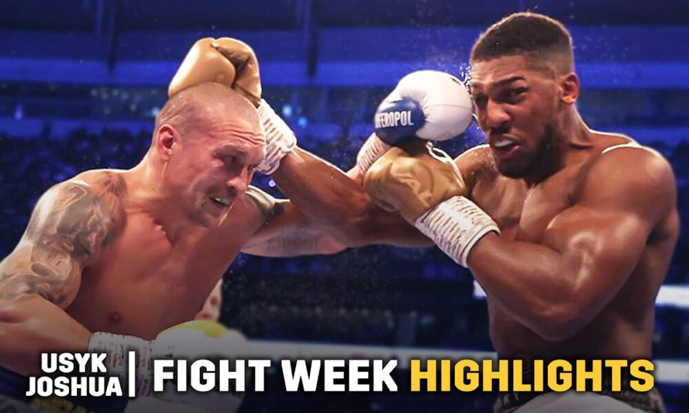 HIGHLIGHTS • Oleksandr Usyk vs Anthony Joshua 2 • FIGHT WEEK BUILD UP • Jeddah, Saudi Arabia