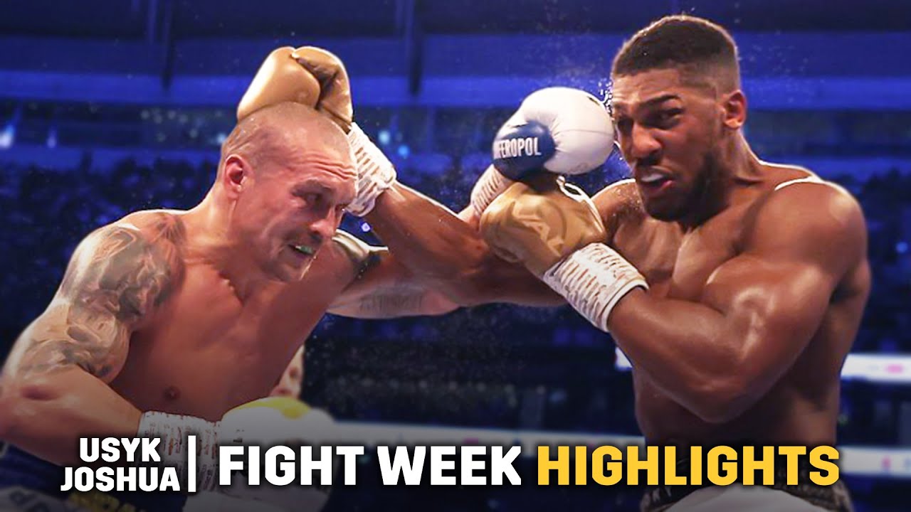 HIGHLIGHTS • Oleksandr Usyk vs Anthony Joshua 2 • FIGHT WEEK BUILD UP • Jeddah, Saudi Arabia