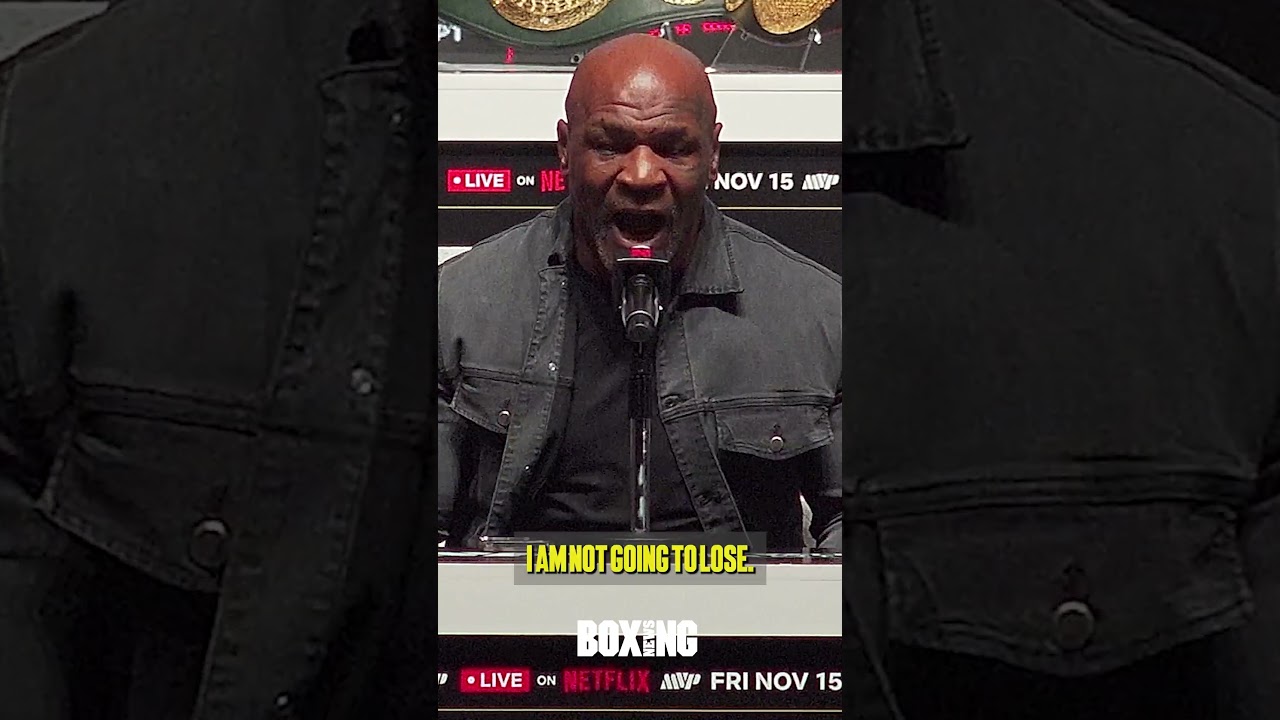 Mike Tyson Snaps At Reporter During Jake Paul Press Conference