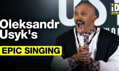 Oleksandr Usyk Epic Song After Anthony Joshua Face Off