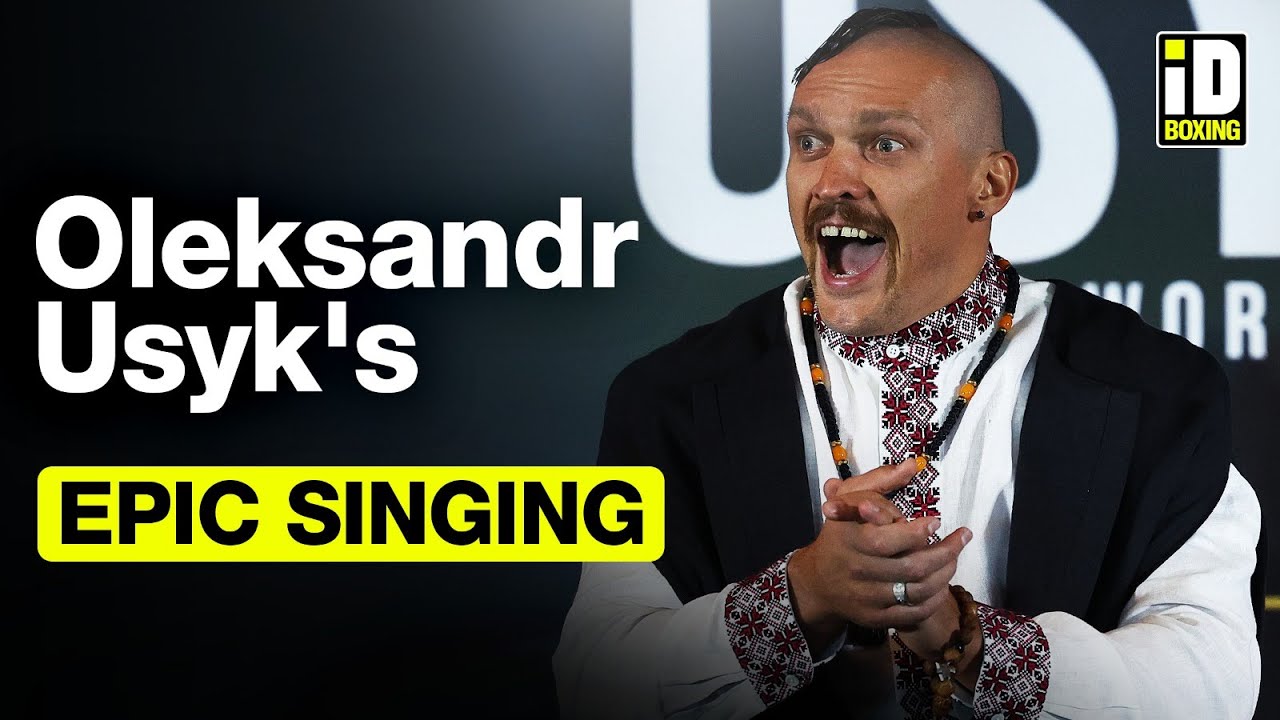 Oleksandr Usyk Epic Song After Anthony Joshua Face Off