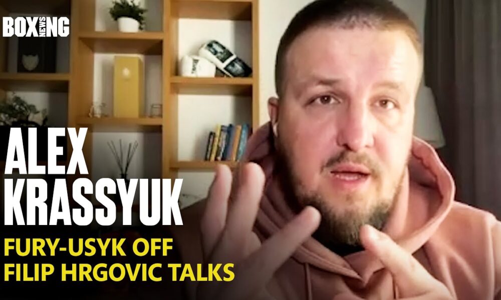 Oleksandr Usyk Promoter Alex Krassyuk Reacts To Tyson Fury Fight Cancellation