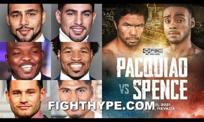 PAST OPPONENTS PREDICT PACQUIAO VS. SPENCE: THURMAN, GARCIA, BRADLEY, PORTER, ALGIERI, & MORE