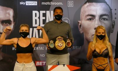 SHANNON COURTENAY VS EBANIE BRIDGES WEIGH-IN | Lingerie-gate