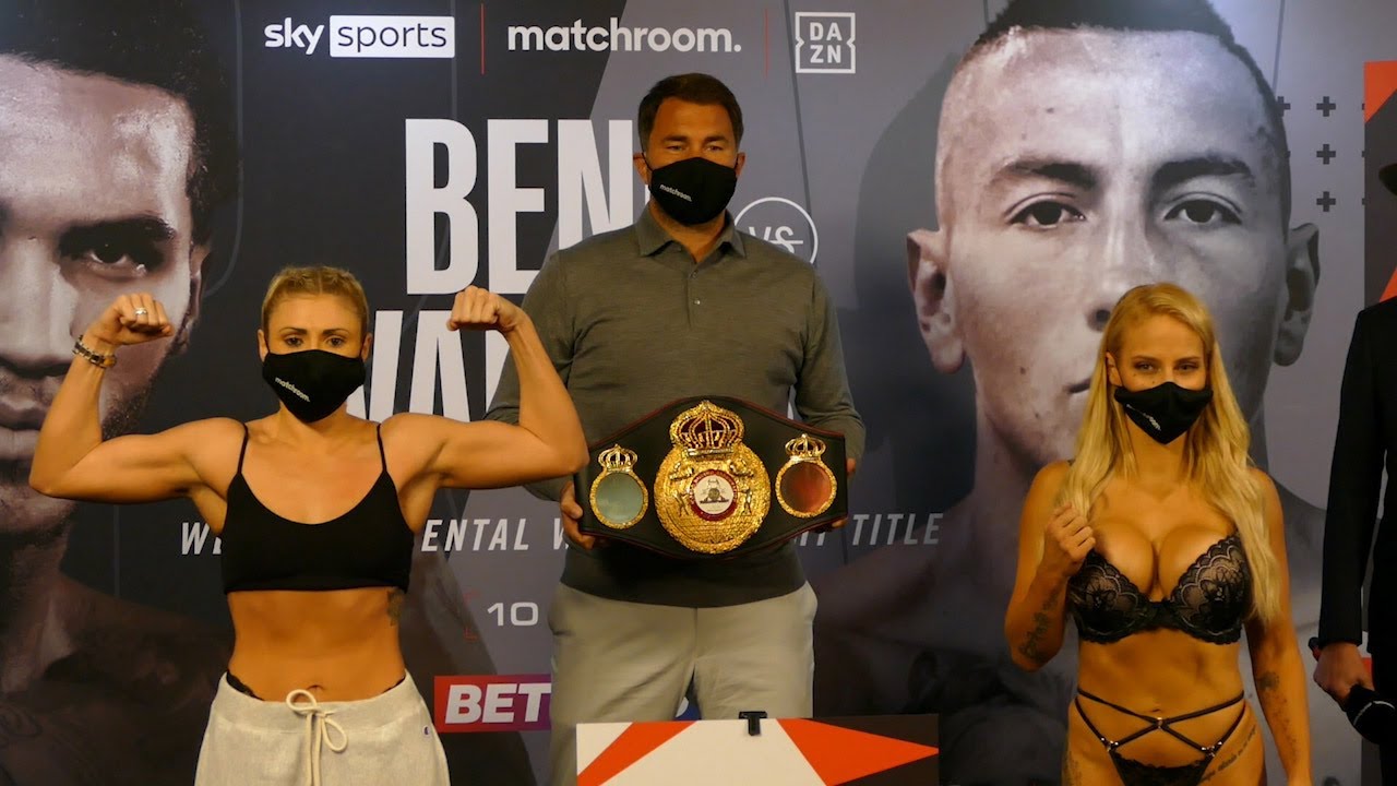 SHANNON COURTENAY VS EBANIE BRIDGES WEIGH-IN | Lingerie-gate