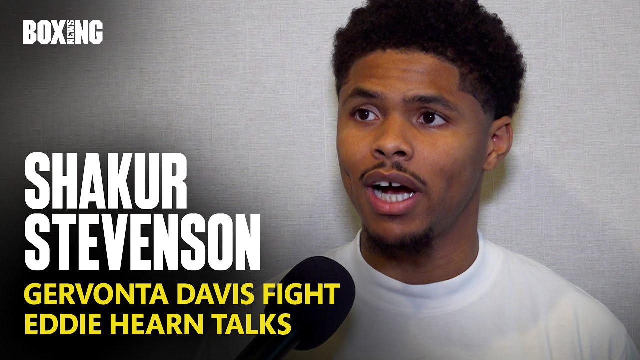 Shakur Stevenson Breaks Silence On Gervonta Davis Talks