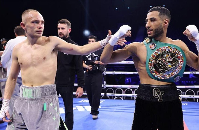 Yafai proved far too much for Edwards (Photo Credit: Mark Robinson Matchroom Boxing)