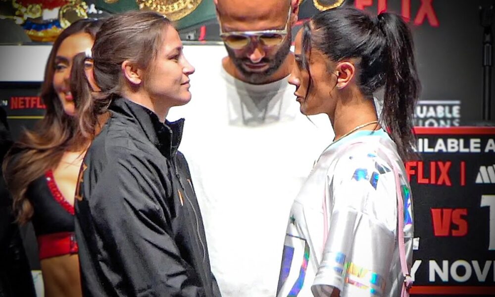 The Rematch Begins! Katie Taylor and Amanda Serrano’s Tense Face-Off!