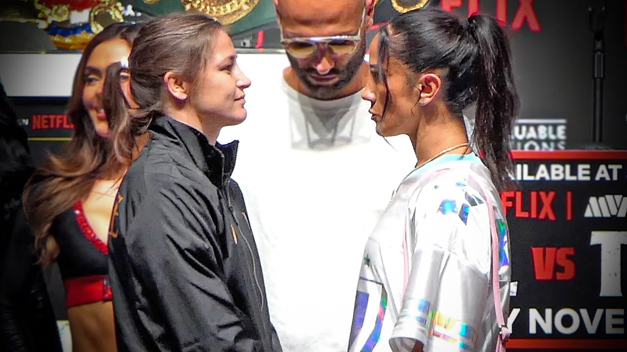 The Rematch Begins! Katie Taylor and Amanda Serrano’s Tense Face-Off!