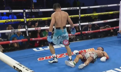 Angelo Leo knocks out Luis Alberto Lopez