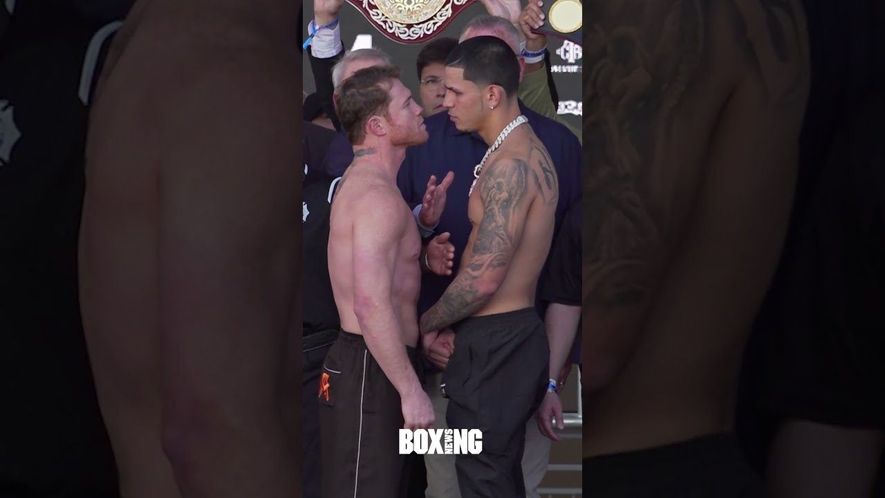 Canelo Alvarez vs. Edgar Berlanga Final Tense Face-Off