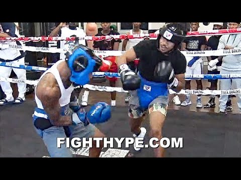 DARREN CUNNINGHAM VS. KENNY TAYLOR "PICK HIM APART" SPARRING; HAVING FUN GETTING BRICKS OFF