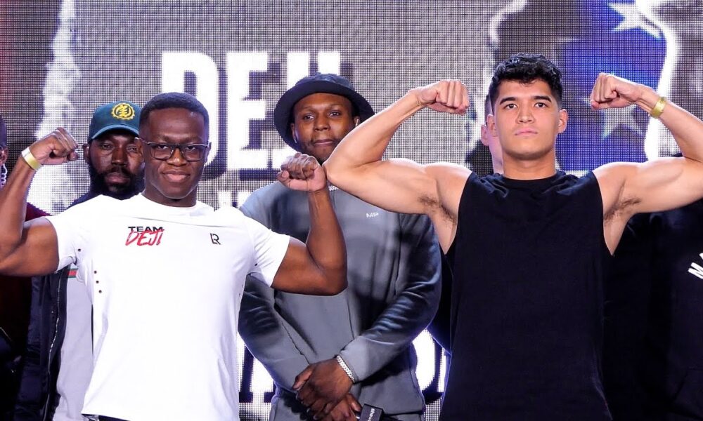 Deji vs Alex Wassabi • FULL WEIGH IN & FACE OFF | ShowStar Boxing