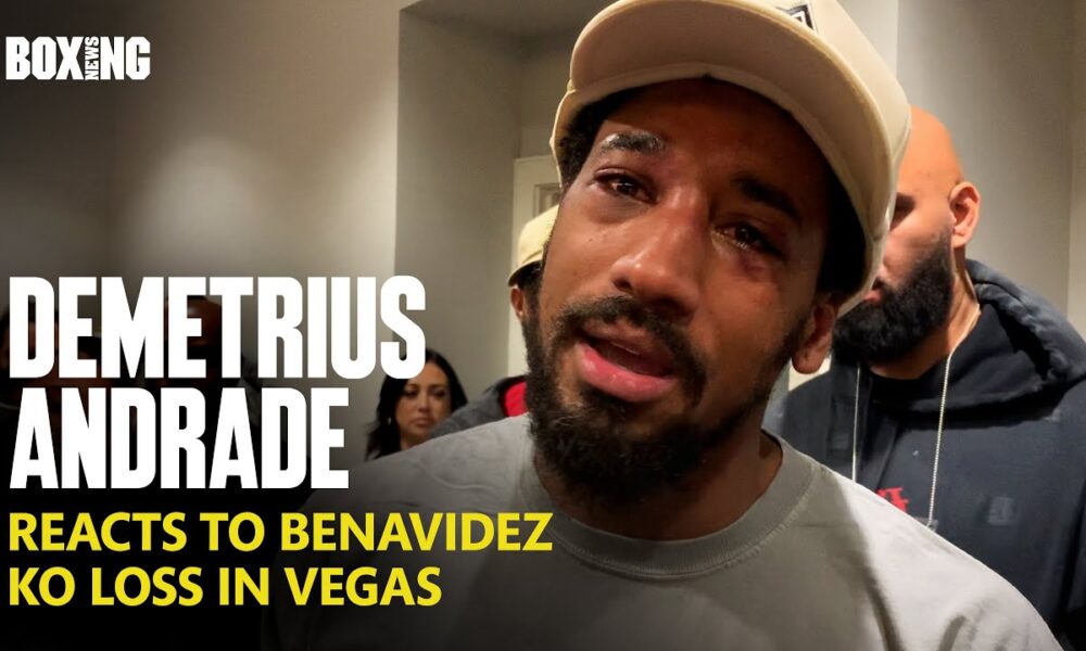 Demetrius Andrade Devastated Reaction To Benavidez KO Loss