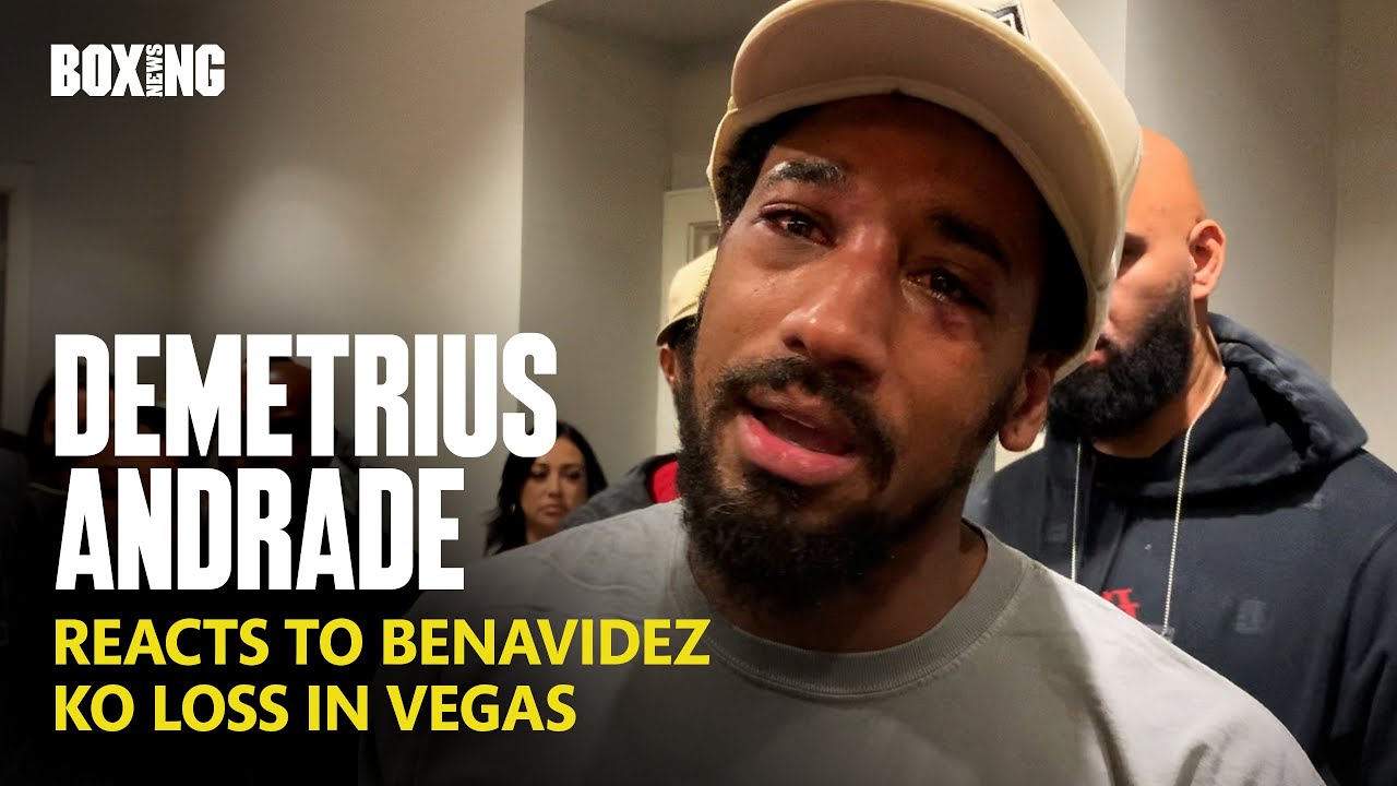 Demetrius Andrade Devastated Reaction To Benavidez KO Loss