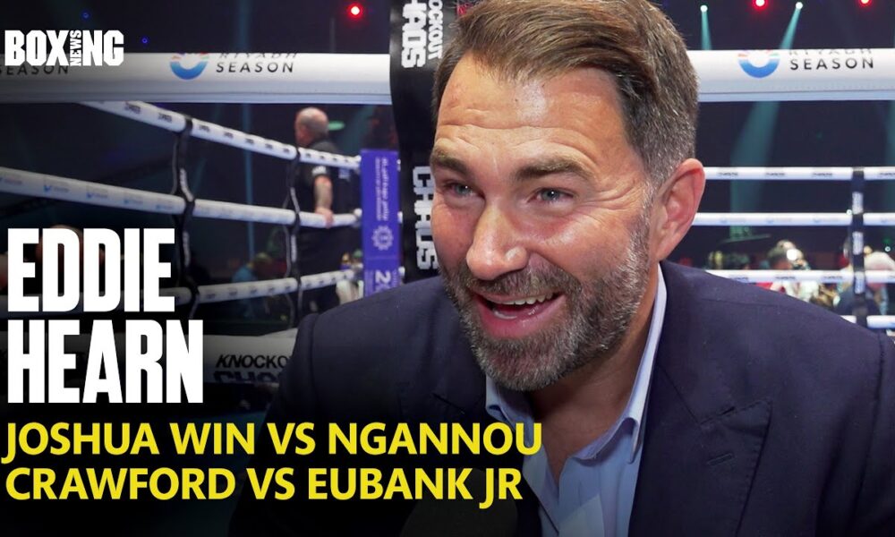 Eddie Hearn Reacts To Brutal Anthony Joshua KO Of Ngannou