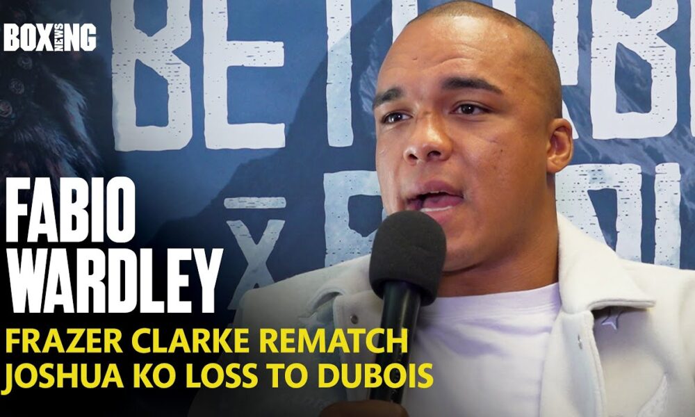 Fabio Wardley Reacts To Anthony Joshua Loss To Daniel Dubois