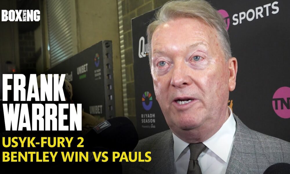 Frank Warren On Usyk-Fury 2 & Bentley Win vs Pauls