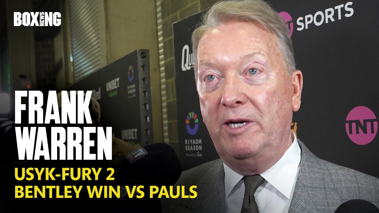 Frank Warren On Usyk-Fury 2 & Bentley Win vs Pauls