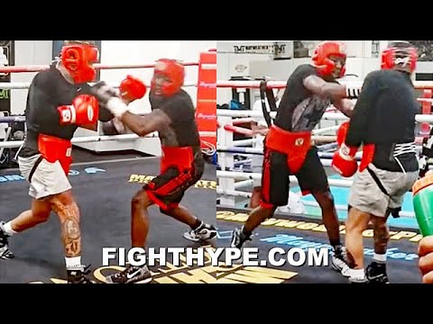 GERVONTA DAVIS NEW SPARRING LEAK SHOWS RYAN GARCIA "IN YO ASS" KEY; TANK & KEVIN JOHNSON TRADE SHOTS