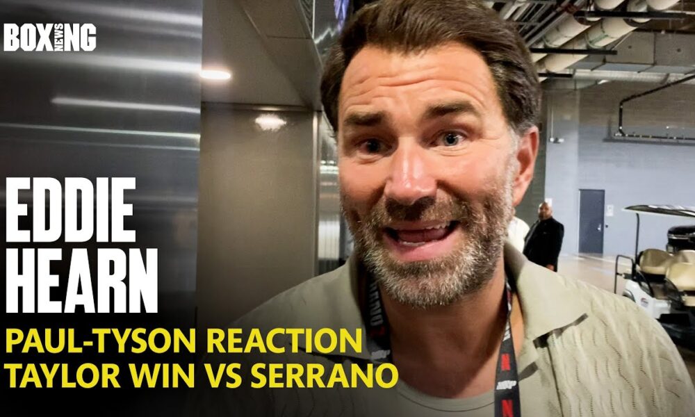 "Horrible To Watch!" - Eddie Hearn Reacts To Paul-Tyson Fight