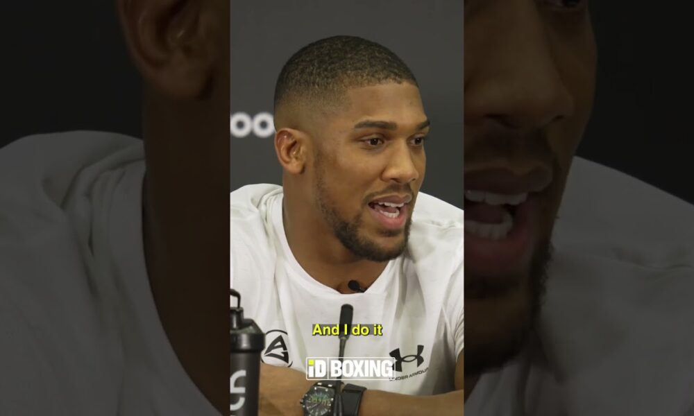 "I Like Making Money!" Anthony Joshua On What Motivates Him