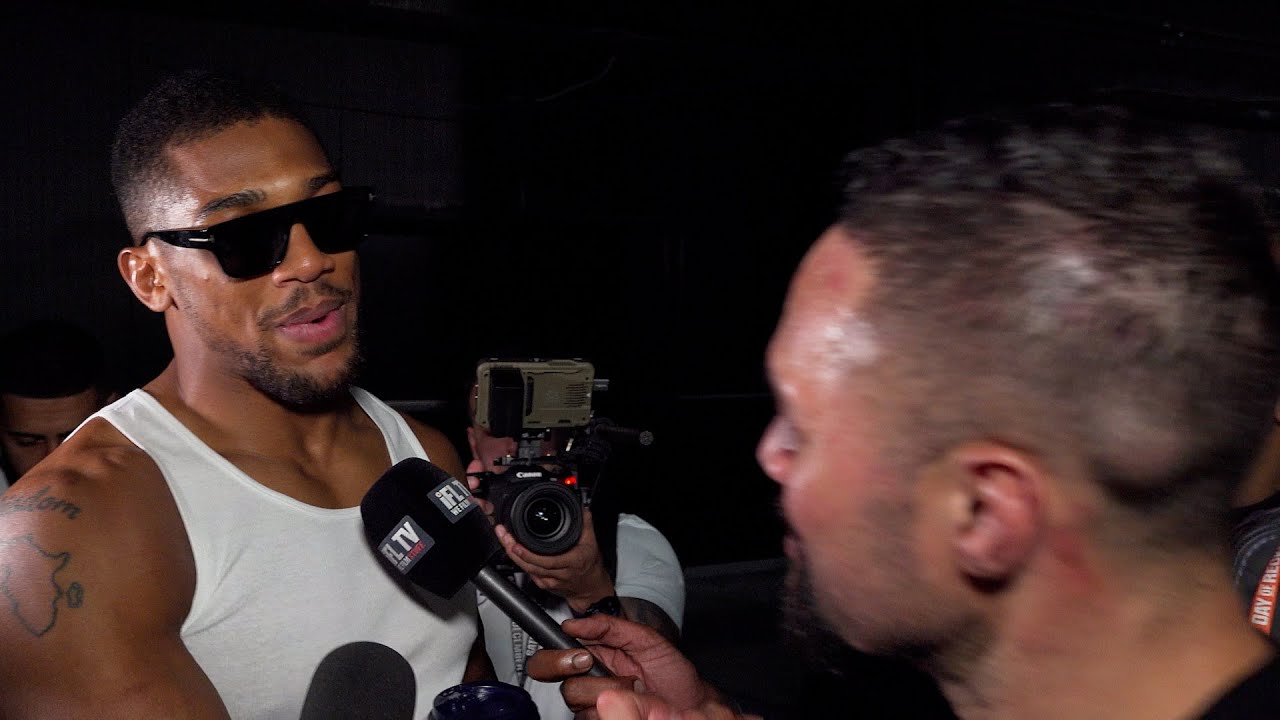 "I'm Proud Of You!" - Anthony Joshua & Joseph Parker Embrace After Wins