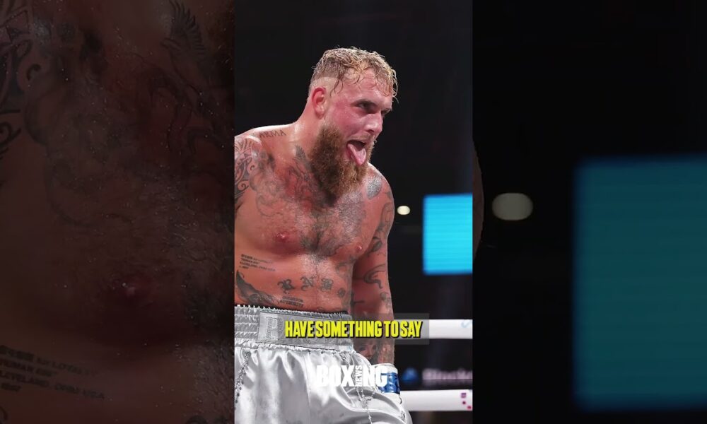 Jake Paul: I Didn't Want To Hurt Mike Tyson