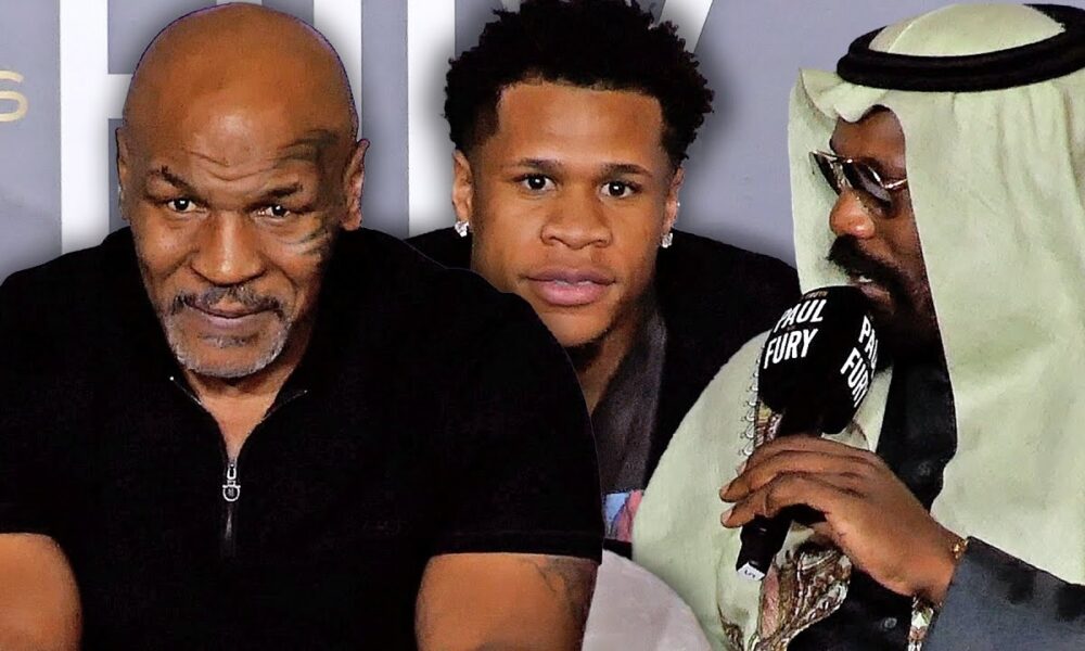 MIKE TYSON... MEET 'SHEIKH' DERECK CHISORA (& Devin Haney) - THREE WISE MEN at Fury vs Paul