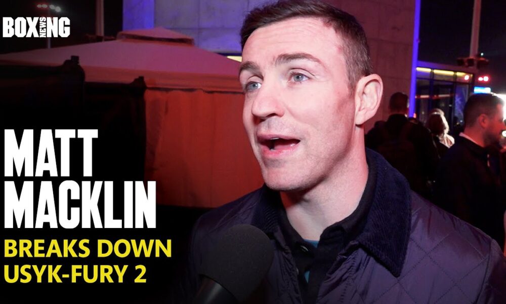 Matt Macklin Breaks Down Usyk-Fury 2