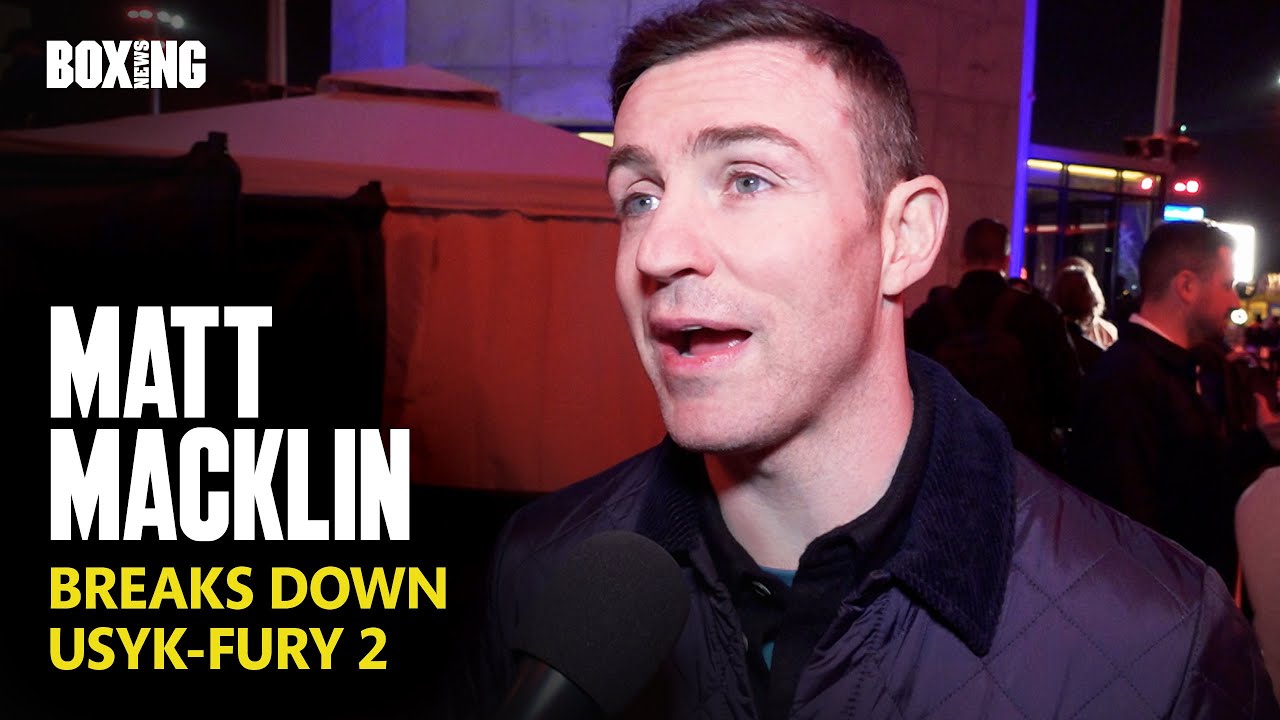 Matt Macklin Breaks Down Usyk-Fury 2