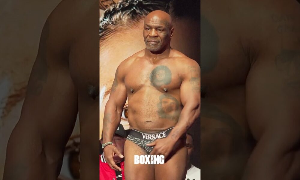 Mike Tyson Shows Off Physique For Jake Paul Fight