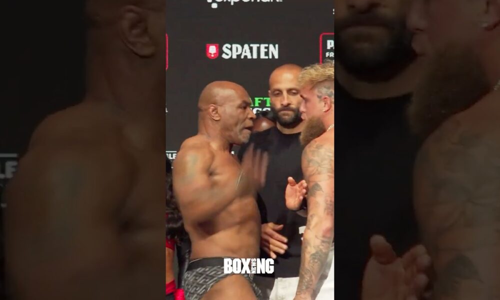 Mike Tyson Slaps Jake Paul At Weigh-In 🚨