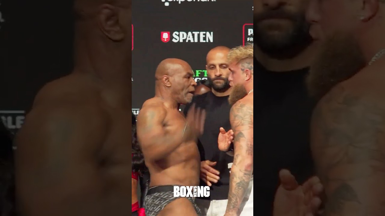 Mike Tyson Slaps Jake Paul At Weigh-In 🚨