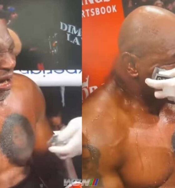 Mike Tyson crying vs Jake Paul