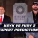 OLEKSANDR USYK VS TYSON FURY 2 PREDICTIONS - Boxing experts pick the rematch winner