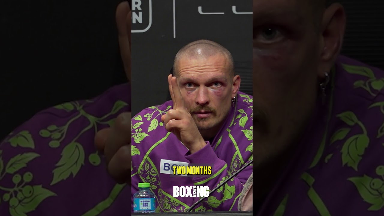 Oleksandr Usyk Reveals His Plans After Beating Tyson Fury